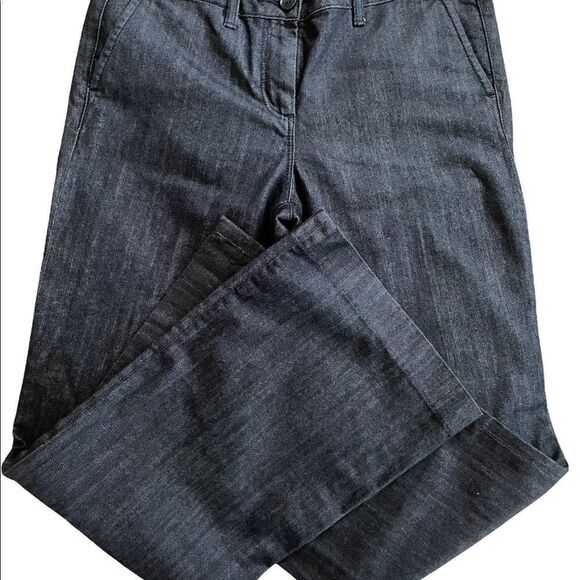 Tommy Hilfiger dark wash mid rise wide leg trousers, size 10/30. - Picture 9 of 10